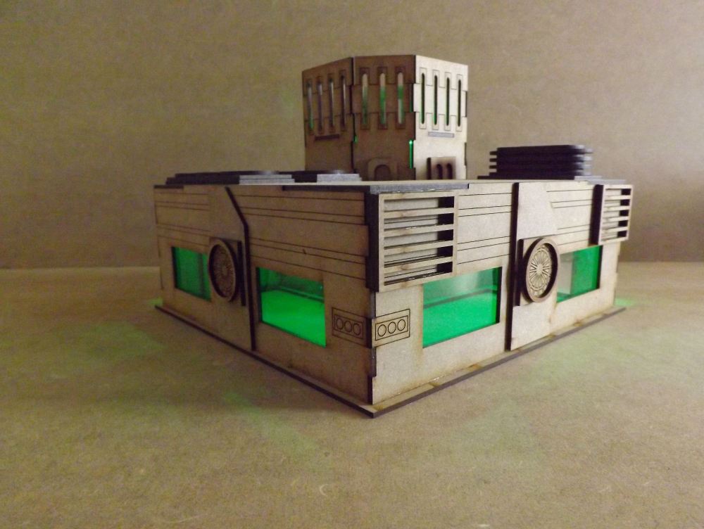 Power station (integrated building)