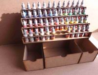 52 Bottle Tier style and Deep storage drawers