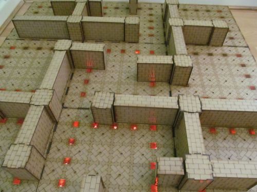 3x3 Labyrinth Dungeon board.