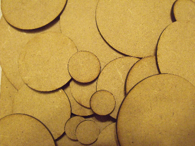 30x30mm round bases (20 pack)