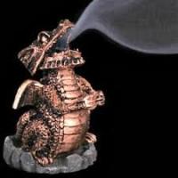 Dragon Incense Cone Burner ~ Copper