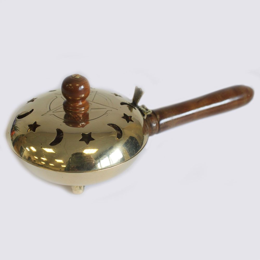 Brass Incense Butler with handle
