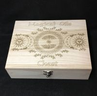 A Stunning Wooden Box for our own 8ml Magical Oil Vials