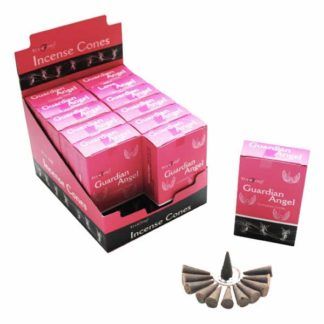 Guardian Angel ~ Box of 12 Incense Cones (Pink Box)