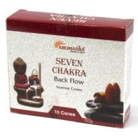 Back Flow Incense Cones  ~ Seven Chakra