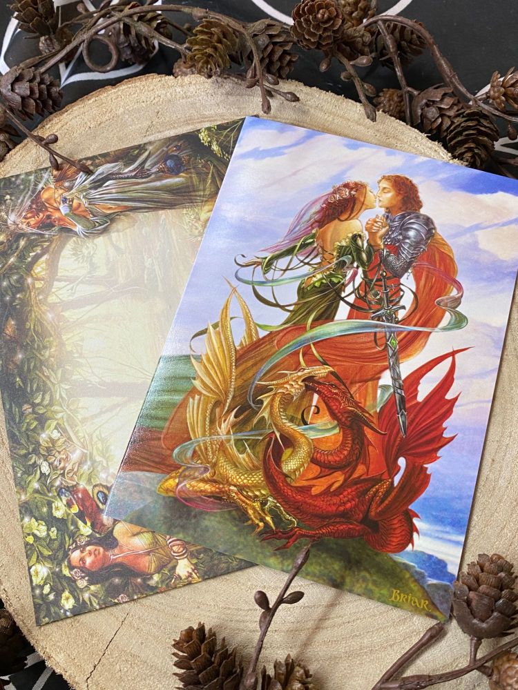 Dragon Handfasting Card by Briar