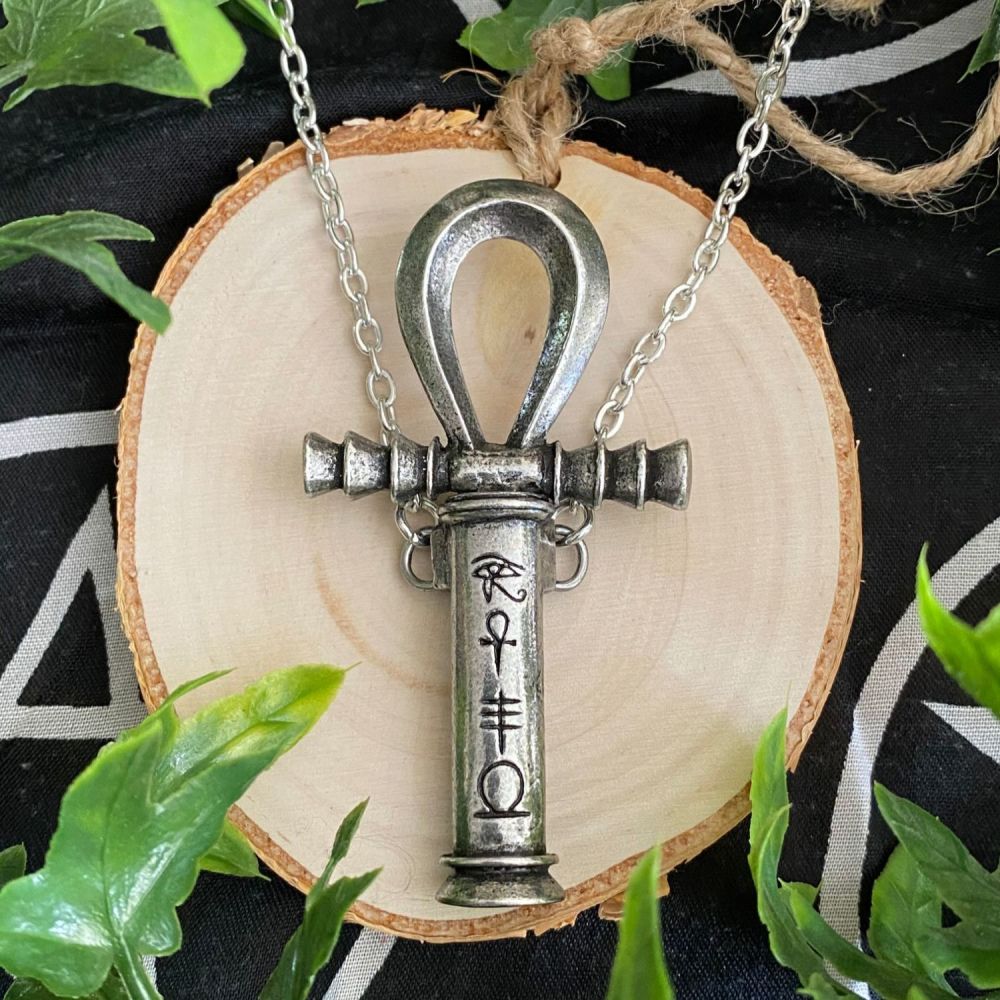 Ankh of the Dead Pewter pendant by Alchemy England