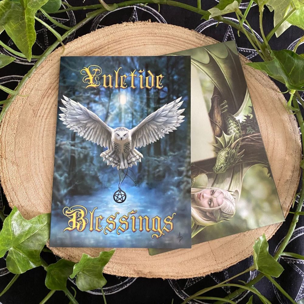 Awake Your Magic Greeting Card by Anne Stokes