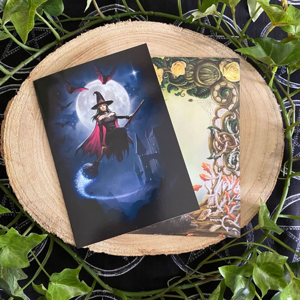 Witch Flight  ~ Greeting Card by James Ryman