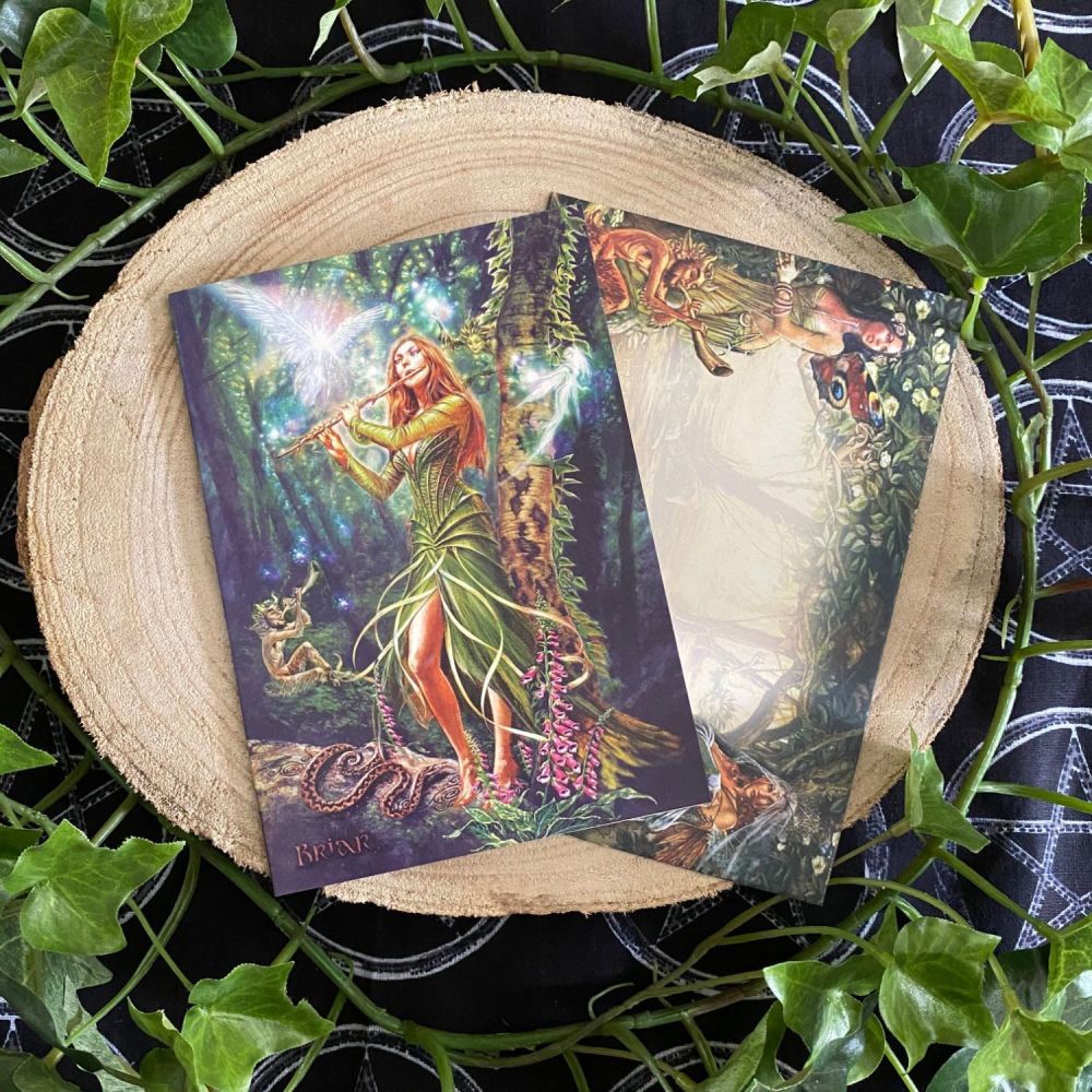 The Faerie Reel ~ Greeting Card by Briar