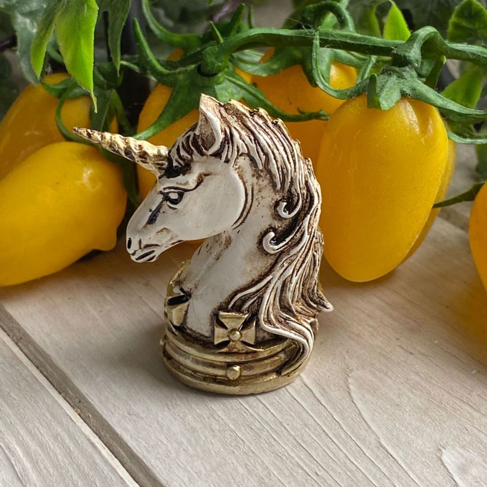 Unicorn Skull ~ Miniature Collectible by Alchemy 