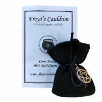 Herb Charm Bag ~ Curse Breaker ~ with Pentagram Charm