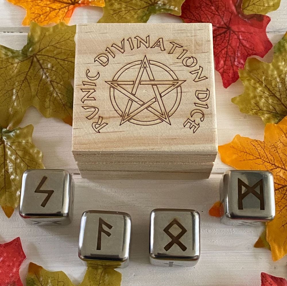 Witches Runic Divination Dice Set