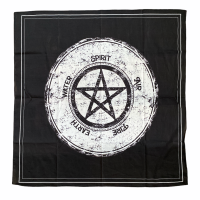 Pentagram and Elements Altar Cloth ~ SALE