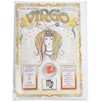 Zodiac Greeting Card with Crystal ~ Virgo