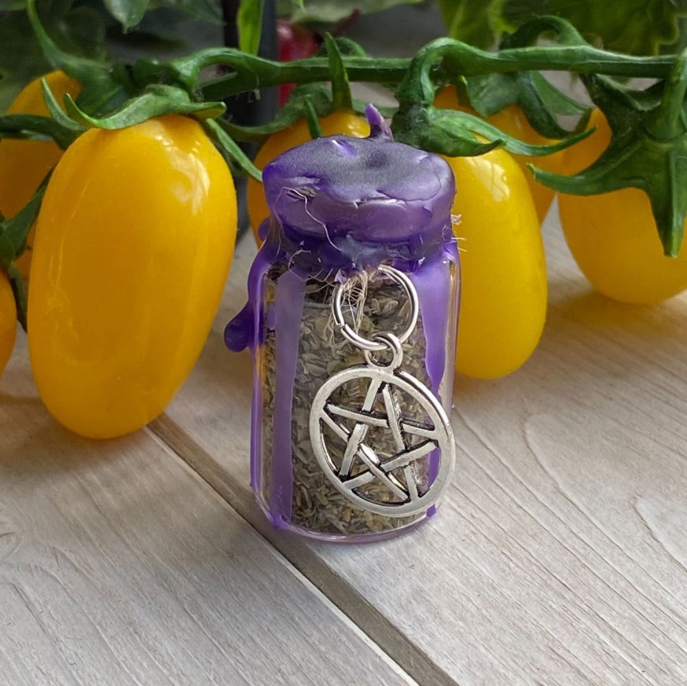 Hand Crafted Mini Spell Jar ~ Protection