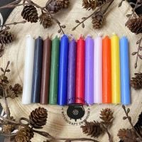 12 Mixed 10cm Spell Candles  
