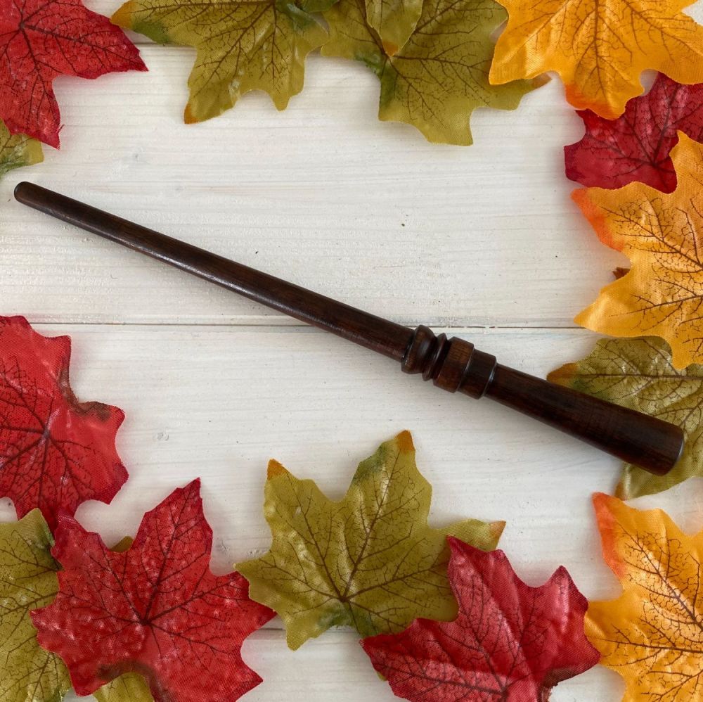 Hand Crafted Wooden Pocket Wand ~ Brown #2