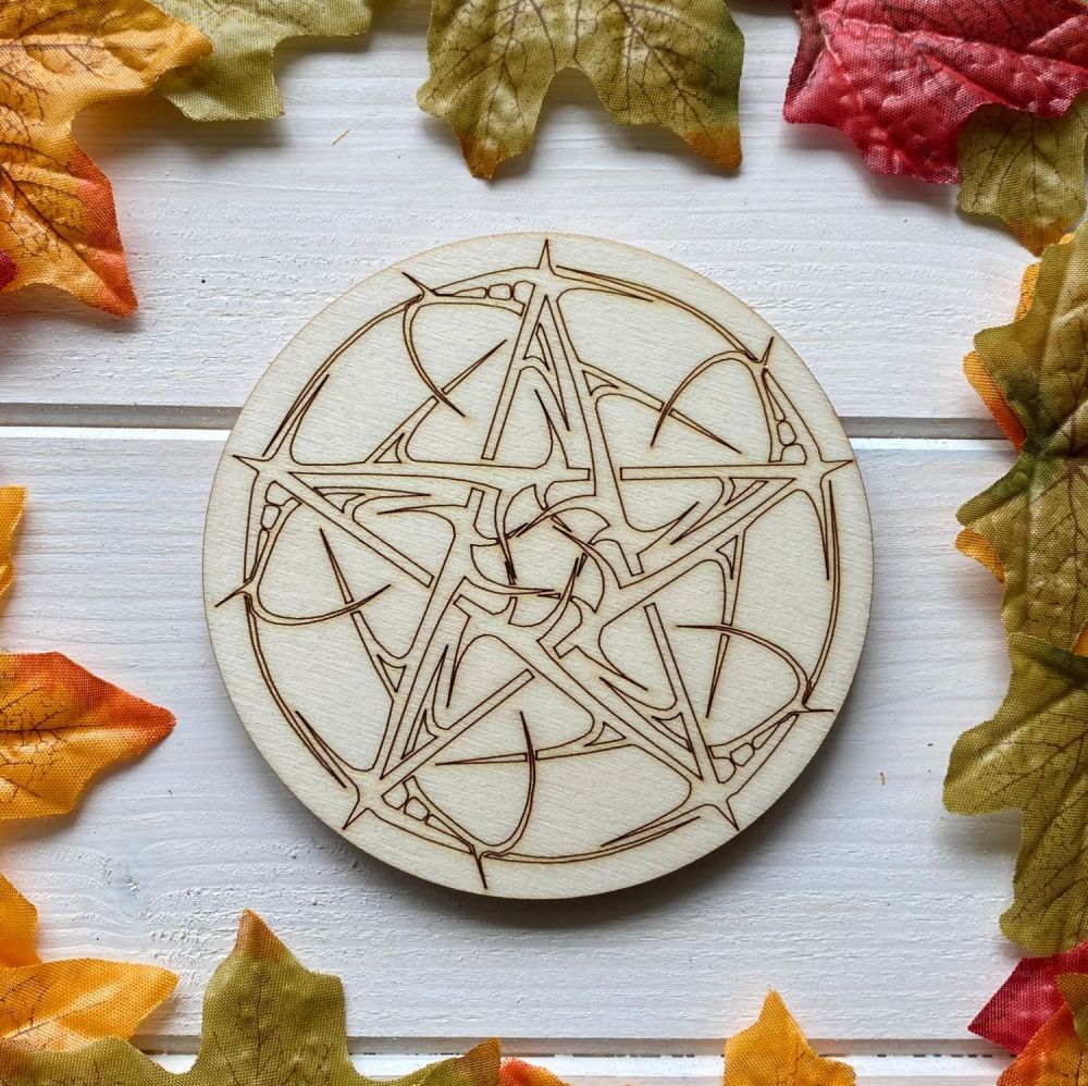 Decorative Pentagram Altar Tile