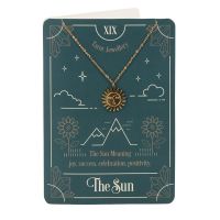 The Sun Tarot Necklace with Greeting Card