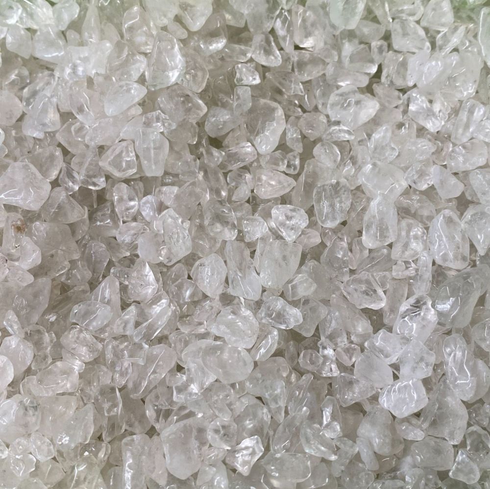 Clear Quartz Crystal Chips ~ 50g Bag
