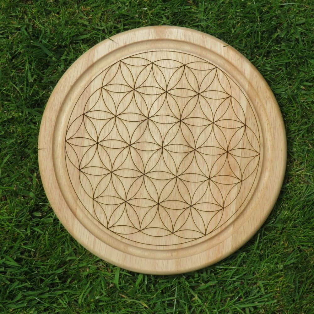 Handcrafted Crystal Grid Kitchen Board