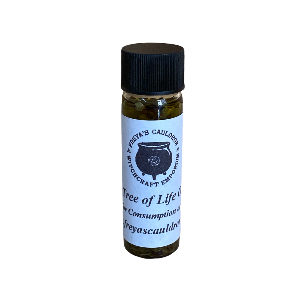 ** Herb Infused Candle Dressing Oil ~ Tree of Life