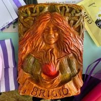 Freya's Cauldron Deity Plaque ~ Bridgid Plus free info card worth £4.99
