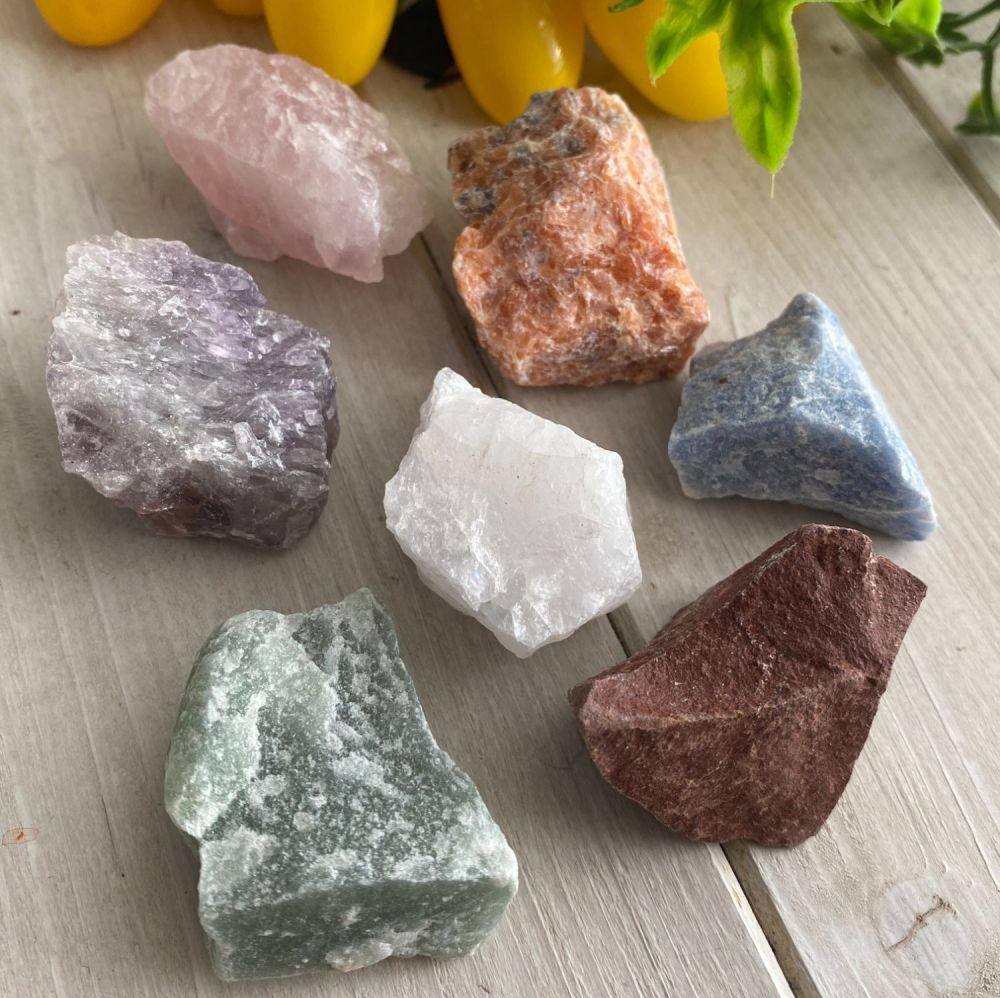 Set of Natural Chakra Stones