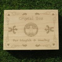 A Wooden Crystal Box, with 48 compartments for your own crystals