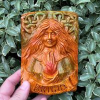 Freya's Cauldron Deity Plaque ~ Brigid