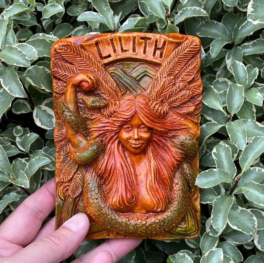 Freya's Cauldron Deity Plaque ~ Lilith ~ SALE