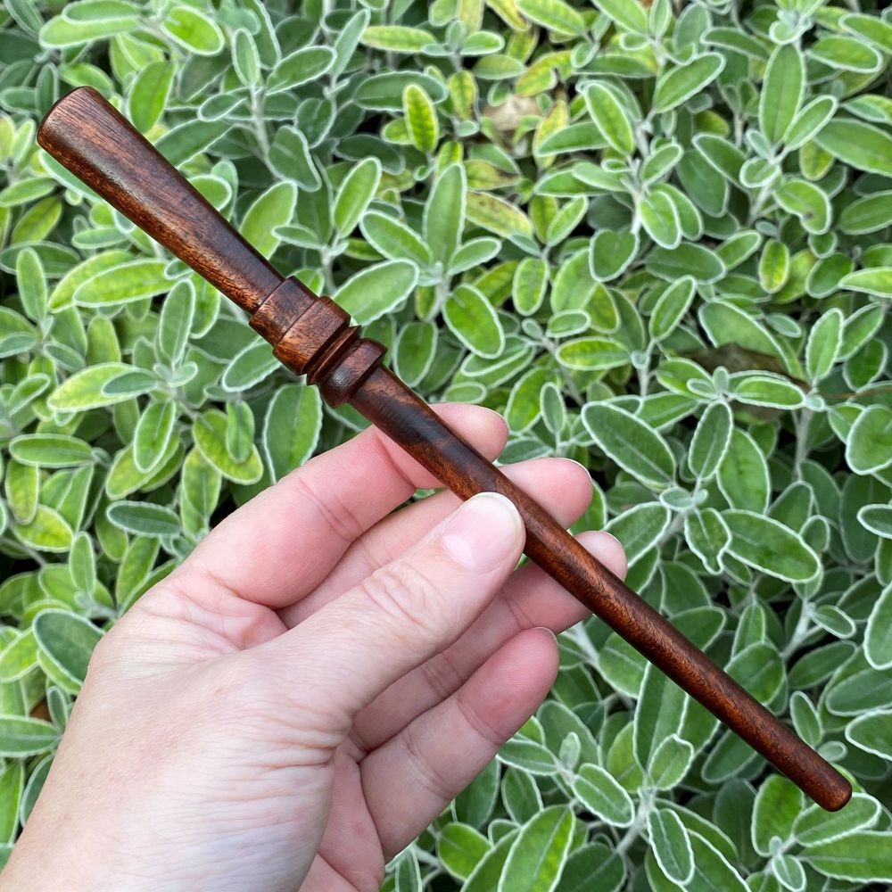 Wand with velvet drawstring bag ~ #3