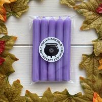 5 Lilac 10 cm Spell Candles