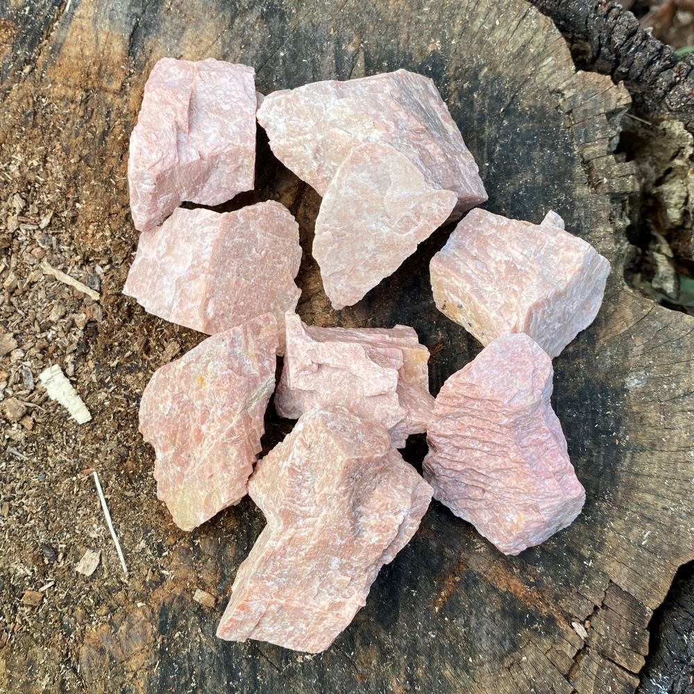 Moonstone Chunk ~ Pink