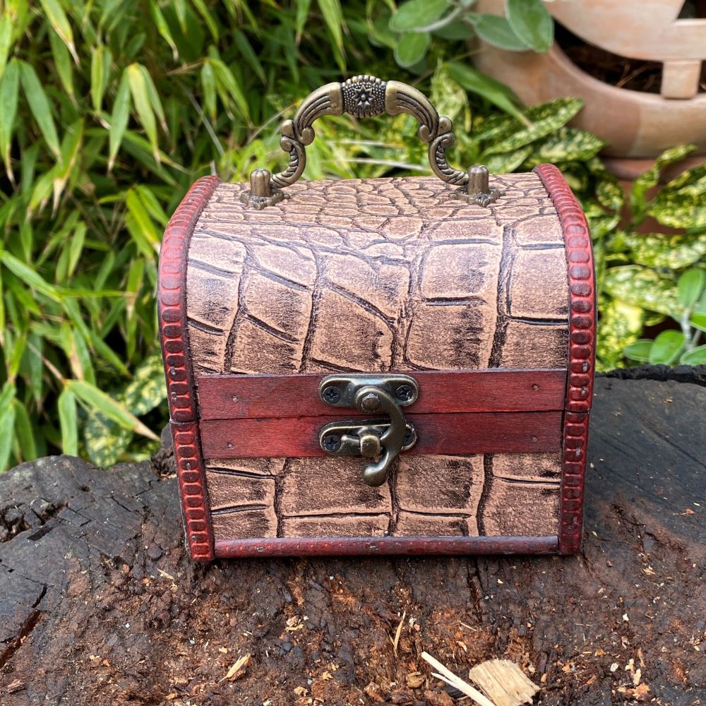 Wooden Chest with a wood effect pattern #6