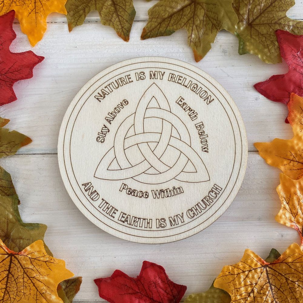 Nature is my Religion Altar Tile