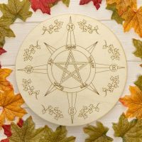 Compass and Elements Altar Board