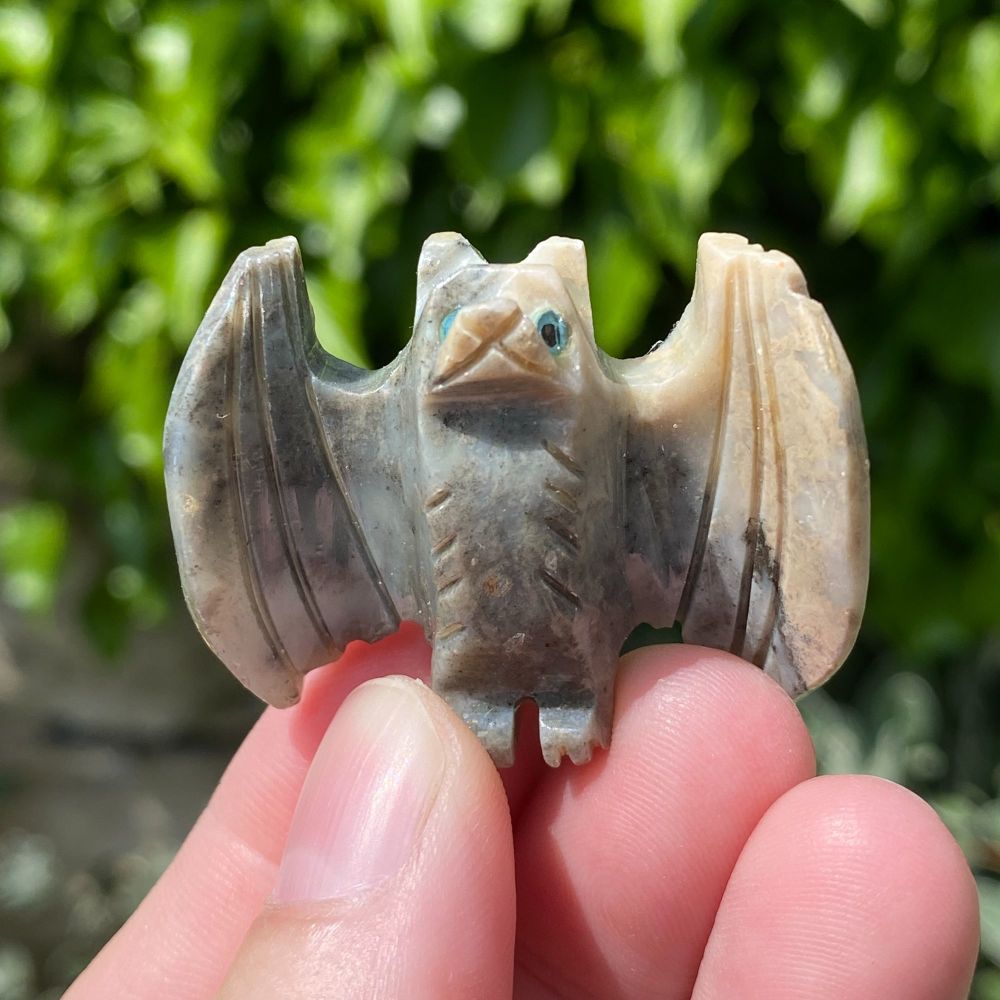 Cute Soapstone Bat ~ #BAT2
