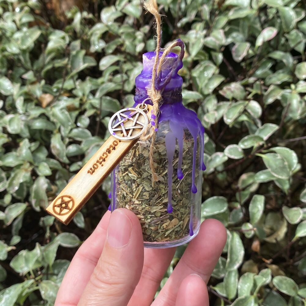 A Handmade Witches Spell Bottle ~ Protection #2
