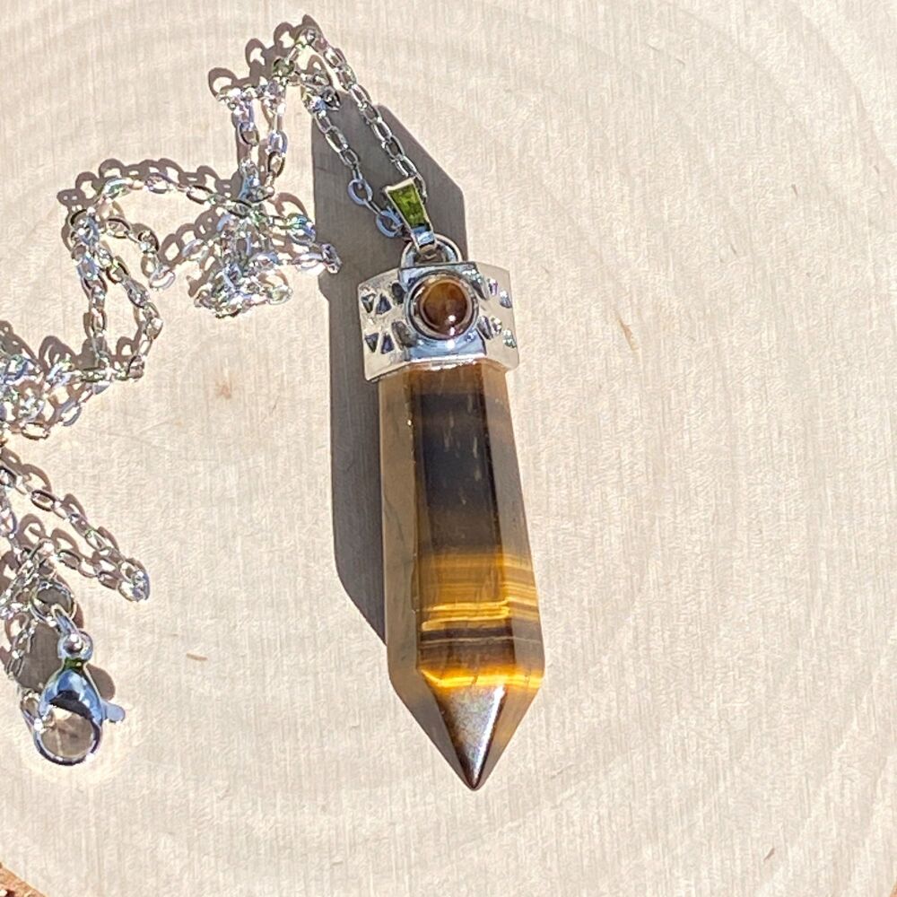 Tiger Eye Pendulum Pendant