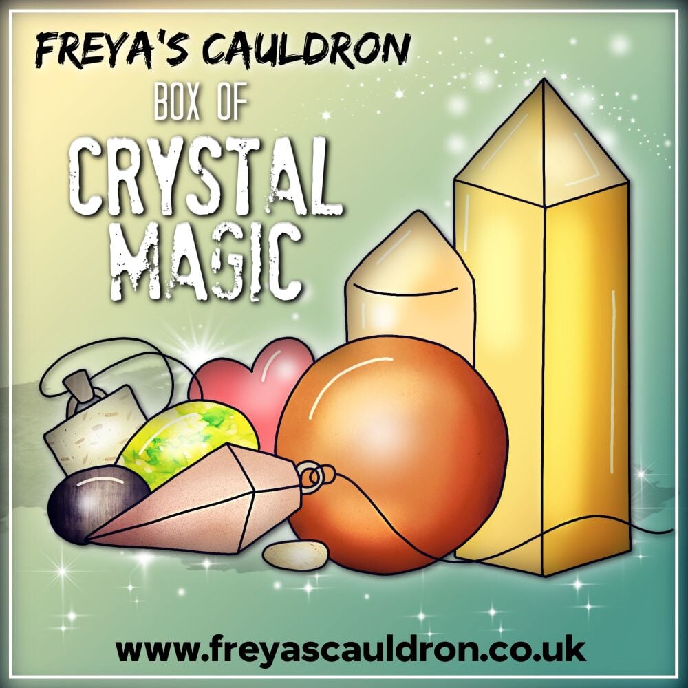 *** Freya's Cauldron Box of Crystal Magic ~ 7 Day Christmas Countdown Box  ~ On sale Friday 1st December