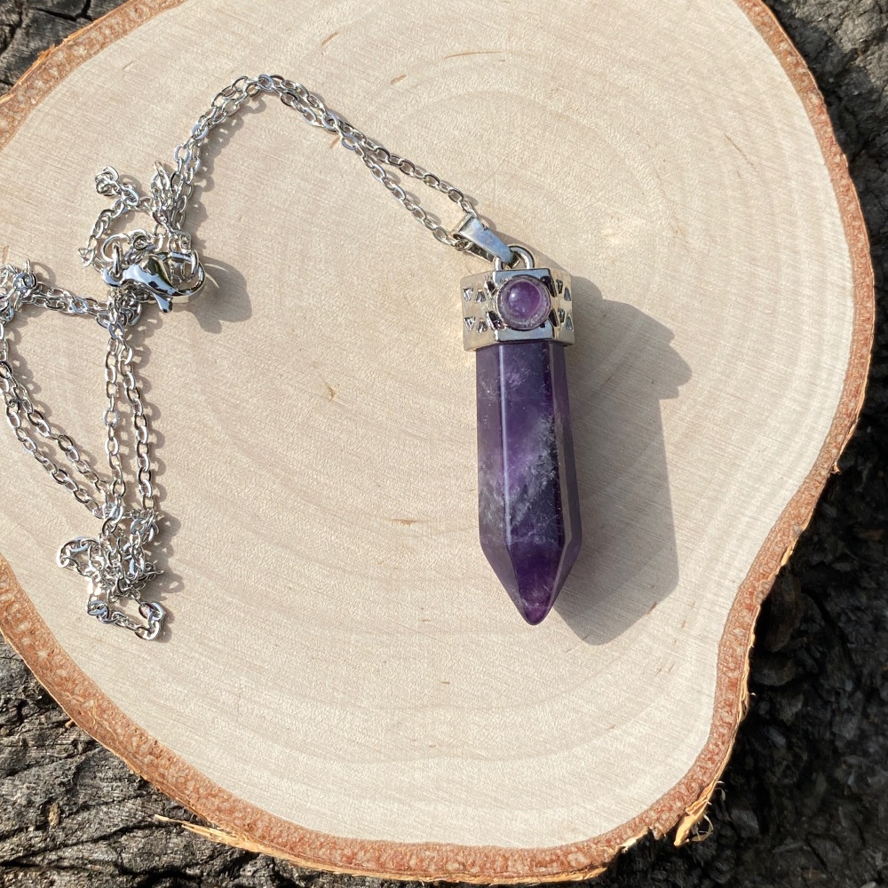 Amethyst Pendulum Pendant