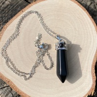 Black Obsidian Pendulum Pendant