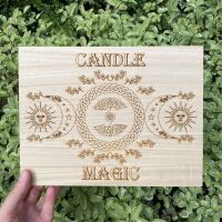 Candle Magic Wooden Storage Box