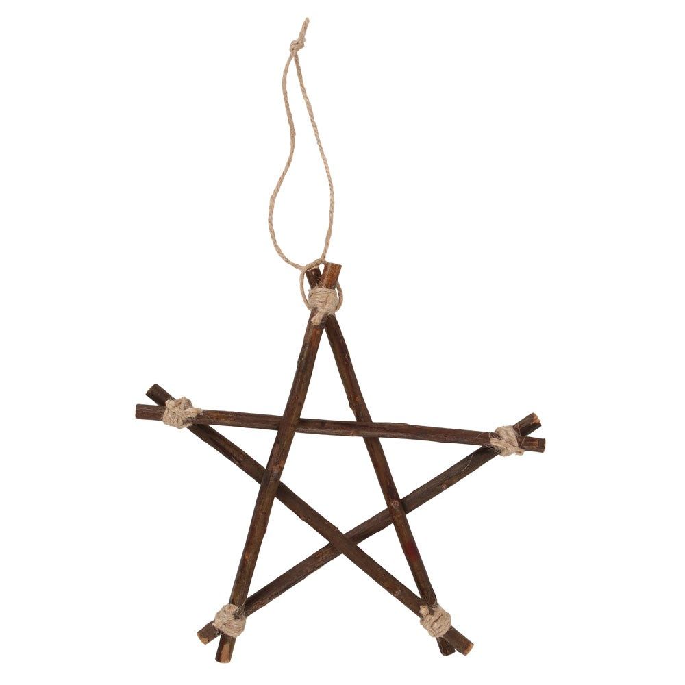 Hanging Rustic Willow Pentagram
