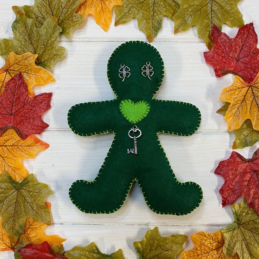 ** Poppet Doll ~ Green Protection Doll