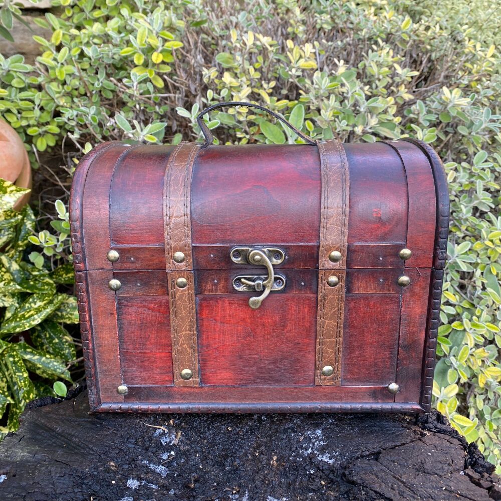 Wooden Witches Storage Chest ~ Extra Large