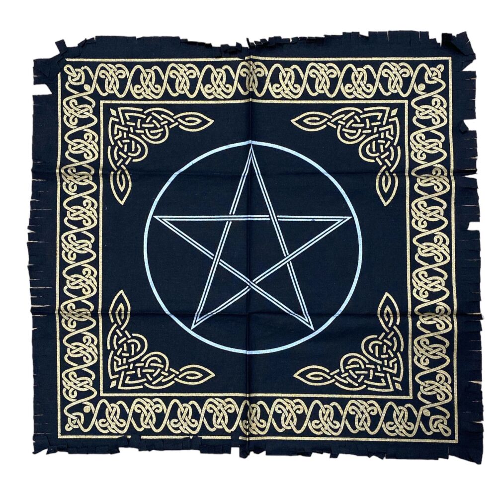 Pentagram Altar Cloth 60 x 60 cm