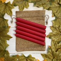 5 Red 10 cm Spell Candles